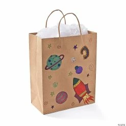 Hot Sale ⭐ 10 1/2" x 5 1/4" x 13" Large Brown Kraft Paper Gift Bags - 12 Pc. 🎁 -Easter Crafts Sales 10 1 2 x 5 1 4 x 13 large brown kraft paper gift bags 12 pc 48 632 a03