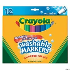 Cheap 🥰 12-Color Bold Crayola® Cone Tip Washable Markers 😉