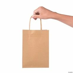 Cheap 🛒 6 1/2" x 9" Medium Kraft Paper Gift Bags - 12 Pc. 🎉 -Easter Crafts Sales 6 1 2 x 9 medium kraft paper gift bags 12 pc 48 317 a02