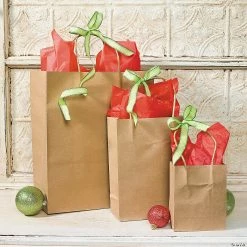 Cheap 🛒 6 1/2" x 9" Medium Kraft Paper Gift Bags - 12 Pc. 🎉 -Easter Crafts Sales 6 1 2 x 9 medium kraft paper gift bags 12 pc 48 317 a04