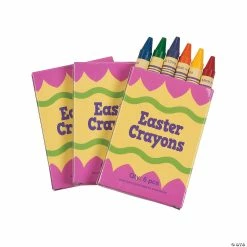 Cheap 😉 6-Color Easter Crayons - 48 Boxes 💯