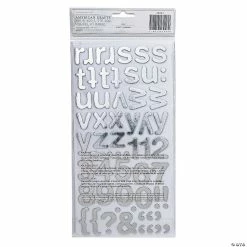 Easter Crafts Sales -Easter Crafts Sales american crafts thickers 3d cinnamon silver foil alphabet stickers 118 pc 13902018 a01