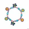 Outlet 🧨 Beaded Butterfly & Daisy Charm Bracelet Craft Kit - Makes 12 🔔 -Easter Crafts Sales beaded butterfly and daisy charm bracelet craft kit makes 1248 3686a