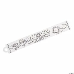 Promo 😉 Bulk Color Your Own He Lives Bracelets - 96 Pc. ❤️