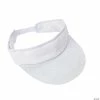 Wholesale 👏 Bulk DIY White Cotton Visors - 48 Pc. 🔥 -Easter Crafts Sales bulk diy white cotton visors 48 pc 13610762