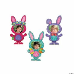 New 🧨 Color Your Own Easter Bunny Picture Frames - 12 Pc. 😀