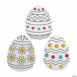 Best Sale 🎁 Color Your Own Easter Egg Button Craft Kit – Makes 12 🛒