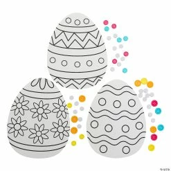Best Sale 🎁 Color Your Own Easter Egg Button Craft Kit – Makes 12 🛒 -Easter Crafts Sales color your own easter egg button craft kit makes 1214096934 a02