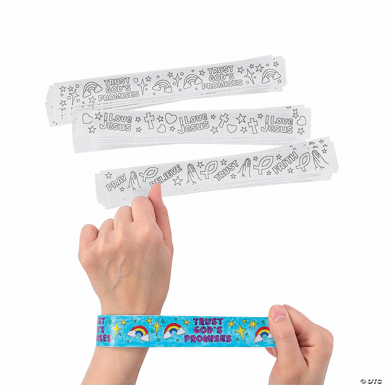 Coupon ๐ Color Your Own Faith Slap Bracelets - 48 Pc. ๐ 3 Coupon ๐ Color Your Own Faith Slap Bracelets - 48 Pc. ๐