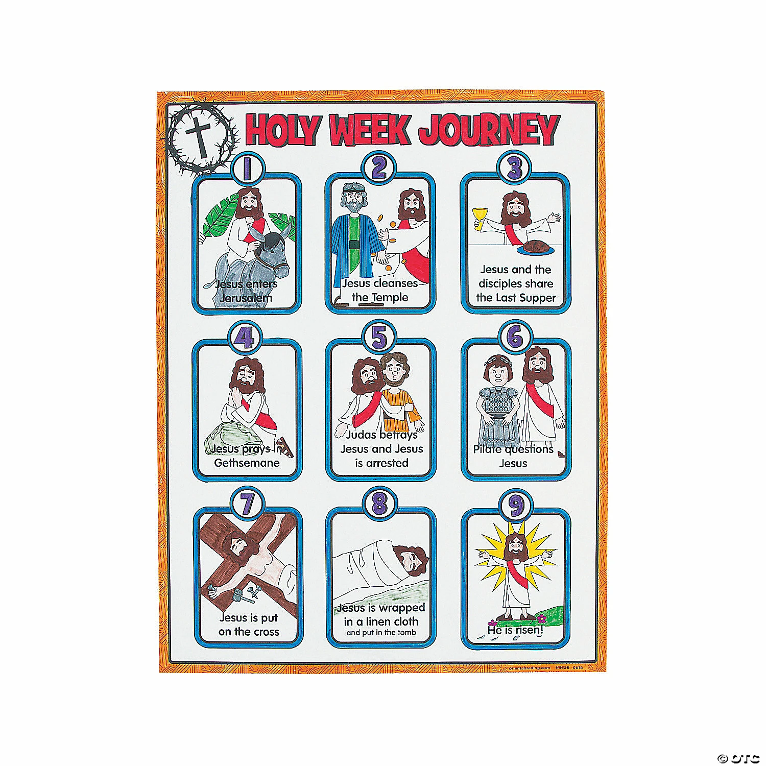 Promo 🔔 Color Your Own “Holy Week Journey” Posters - 30 Pc. 🧨 4 Promo 🔔 Color Your Own “Holy Week Journey” Posters - 30 Pc. 🧨 - Image 2