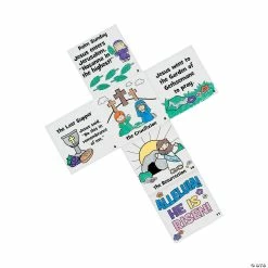 Best Pirce 🧨 Color Your Own Holy Week Story Crosses - 12 Pc. ✔️ -Easter Crafts Sales color your own holy week story crosses 12 pc 13721100 a02