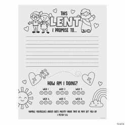 Best deal ✨ Color Your Own Lent Promises Posters - 30 Pc. 🔥
