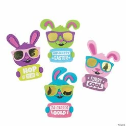 Hot Sale 🔥 Cool Bunny Easter Magnet Craft Kit - Makes 12 👍