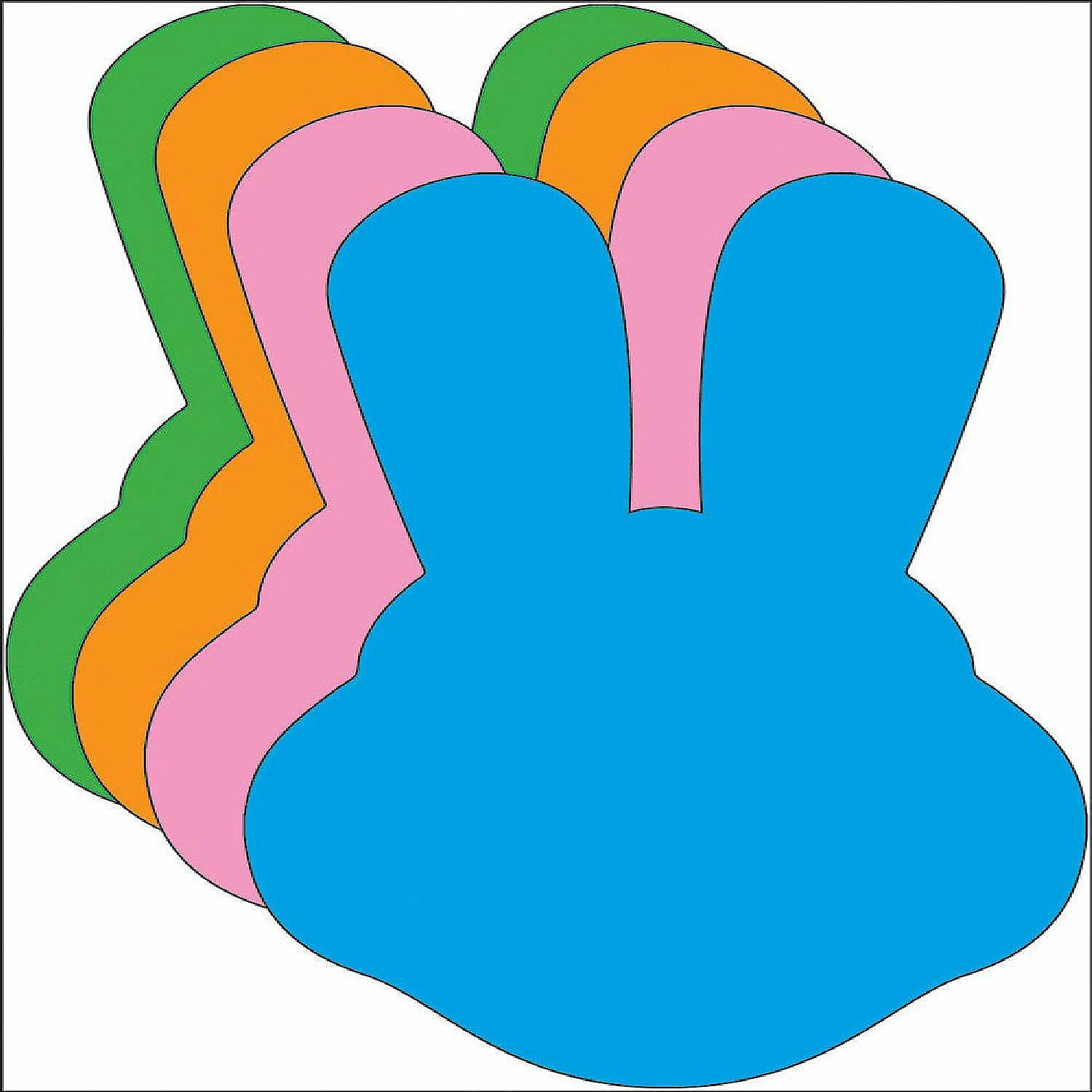 Coupon ๐ Creative Shapes Etc. - Bunny With Ears Assorted Color Creative Cut-outs- 3โ ๐งจ 3 Coupon ๐ Creative Shapes Etc. - Bunny With Ears Assorted Color Creative Cut-outs- 3โ ๐งจ