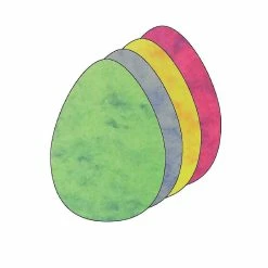 Wholesale ⭐ Creative Shapes Etc. - Egg Marble Assorted Color Creative Cut-outs- 5.5" ⭐