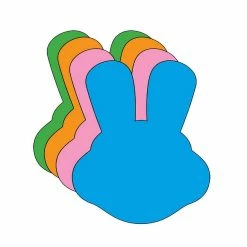 Best reviews of 😍 Creative Shapes Etc. - Large Assorted Color Creative Foam Craft Cut-outs - Bunny With Ears 😀