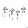Cheap 💯 Cross Suncatcher Wind Chimes - 12 Pc. 🧨