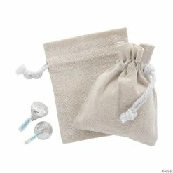 Hot Sale 🤩 DIY Mini Canvas Drawstring Bags - 12 Pc. 😀