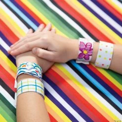 Top 10 😀 DIY Slap Bracelets - 48 Pc. 🌟 -Easter Crafts Sales diy slap bracelets 48 pc 48 8262 a04