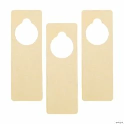 Promo 🔔 DIY Unfinished Wood Doorknob Hangers - 12 Pc. ⭐