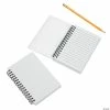 Outlet 🥰 DIY White Canvas Spiral Notebooks - 12 Pc. ✔️ -Easter Crafts Sales diy white canvas spiral notebooks 12 pc 56 9084g