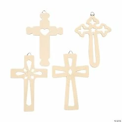 Best Pirce 🧨 DIY Wood Wall Crosses - 12 Pc. 😉