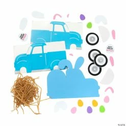 Deals 🤩 Easter Bunny Truck Craft Kit - Makes 12 ⭐ -Easter Crafts Sales easter bunny truck craft kit makes 1214096946 a01