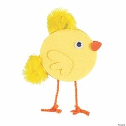 Hot Sale 😀 Easter Chick Standing Decorating Craft Kit - Makes 12 🌟