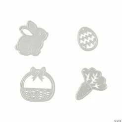Cheap 🎉 Easter Cutting Dies - 4 Pc. ❤️