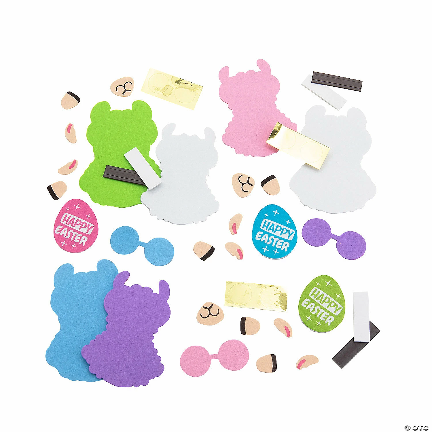 Outlet π€© Easter Llama Magnet Craft Kit - Makes 12 π 4 Outlet π€© Easter Llama Magnet Craft Kit - Makes 12 π - Image 2