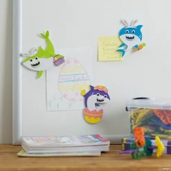 Flash Sale 😀 Easter Shark Magnet Craft Kit - Makes 12 👏 -Easter Crafts Sales easter shark magnet craft kit makes 1213962566 a04