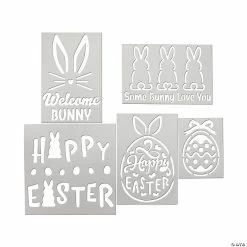 Cheap 🎉 Easter Sign Stencils - 5 Pc. 👏