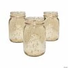 Flash Sale 🎉 Gold Mercury Mason Jars - 12 Pc. 🎉 -Easter Crafts Sales gold mercury mason jars 12 pc 13759764