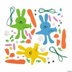 Cheapest ❤️ Hanging Easter Bunny Craft Kit - Makes 12 🔥 -Easter Crafts Sales hanging easter bunny craft kit makes 1214096930 a01