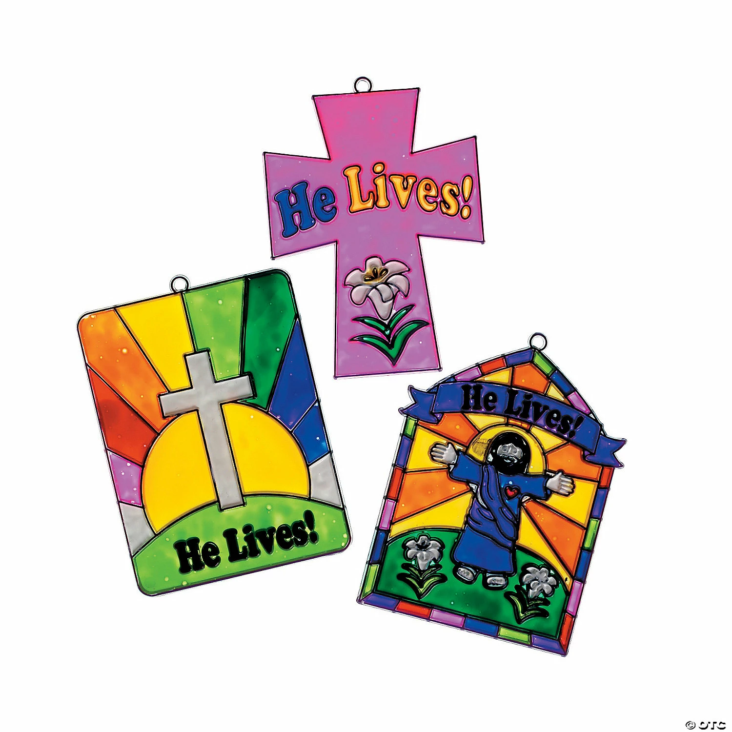 Best Sale π βHe Livesβ Suncatchers - 24 Pc. π 3 Best Sale π βHe Livesβ Suncatchers - 24 Pc. π