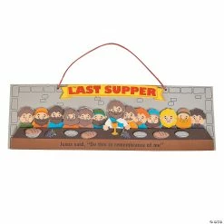 Promo π― Jesus & Disciples Last Supper Sign Craft Kit- Makes 12 π―
