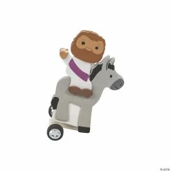 Coupon π₯° Jesus on Donkey Pull-Back Craft Kit - Makes 12 π€©