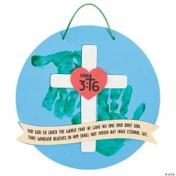 Top 10 ✔️ John 3:16 Handprint Sign Craft Kit - Makes 12 😉