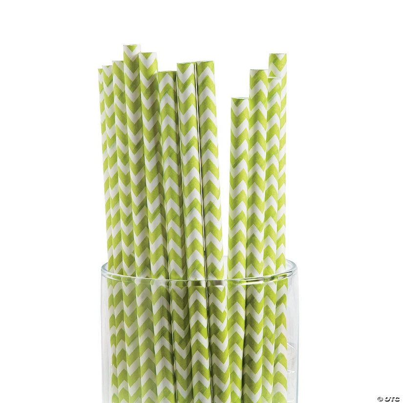 New ⌛ Chevron Paper Straws - 24 Pc. ⌛ 3 New ⌛ Chevron Paper Straws - 24 Pc. ⌛