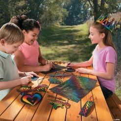 Flash Sale 💯 Magic Color Scratch Bookmarks - 24 Pc. 🎉 -Easter Crafts Sales magic color scratch bookmarks 24 pc 48 2463 a02