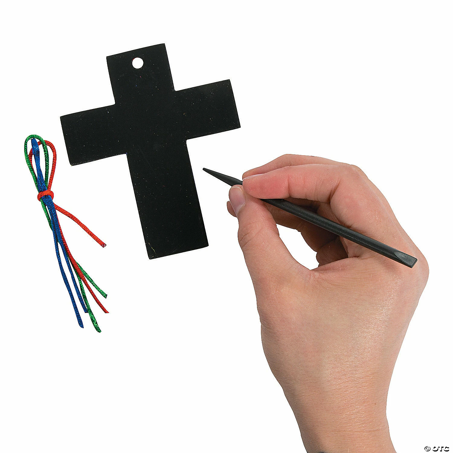 Wholesale ๐ Magic Color Scratch Cross Ornaments - 24 Pc. ๐ 4 Wholesale ๐ Magic Color Scratch Cross Ornaments - 24 Pc. ๐ - Image 2