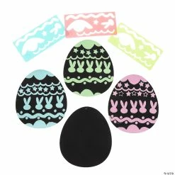 Brand new 🧨 Magic Color Scratch Easter Eggs with Stencils – 12 Pc. ✔️