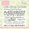 Flash Sale 👍 Marianne Design Marleen's Hello Spring Easter Clear Stamps ✔️ -Easter Crafts Sales marianne design marleens hello spring easter clear stamps14163905NOWA