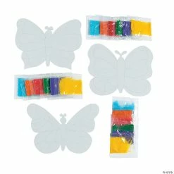 Best deal 🌟 Mosaic Butterfly Sand Art Pictures - 12 Pc. 🌟 -Easter Crafts Sales mosaic butterfly sand art pictures 12 pc 13770588 a01