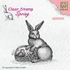 Flash Sale 😀 Nellie's Choice Clear Stamp Spring Easter Hare with Basket 🛒 -Easter Crafts Sales nellies choice clear stamp spring easter hare with basket14162602NOWA