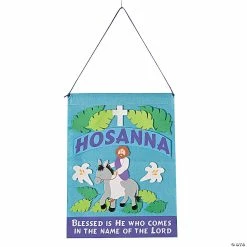 Outlet ⌛ Palm Sunday Banner Craft Kit- Makes 12 😀
