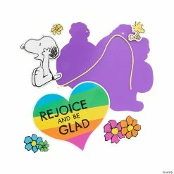 Buy 😉 Peanuts® Inspirational Easter Sign Craft Kit - Makes 12 ✨ -Easter Crafts Sales peanuts sup sup inspirational easter sign craft kit makes 1213961878 a01