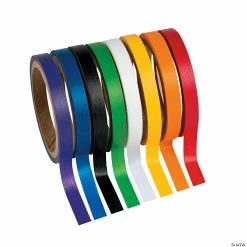 Budget 😍 Primary Solid Colors Washi Tape Set - 8 Pc. 🔔