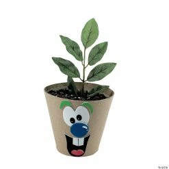 Best Sale ⭐ Silly Face Flowerpot Craft Kit - Makes 12 ⌛ -Easter Crafts Sales silly face flowerpot craft kit makes 1248 9230 a02