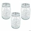 Flash Sale 🌟 Silver Mercury Mason Jars - 12 Pc. ⭐ -Easter Crafts Sales silver mercury mason jars 12 pc 13759763